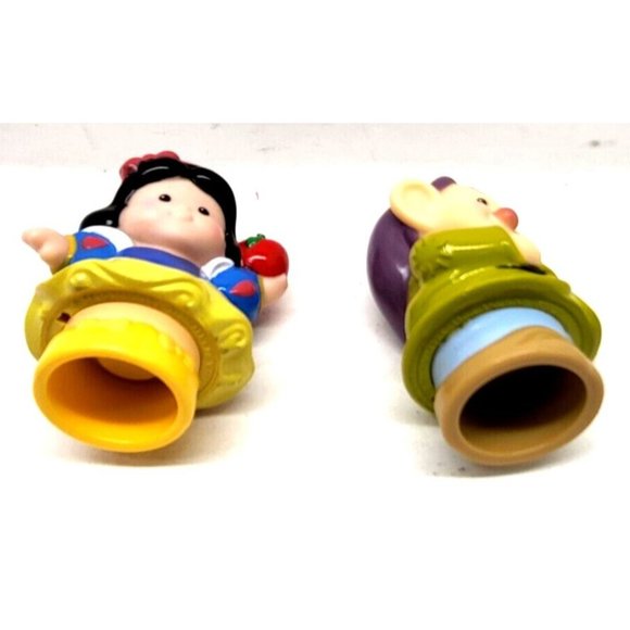 2012 Fisher Price Little People Disney Princess SNOW WHITE & DOPEY Dwarf Figures - Picture 5 of 7